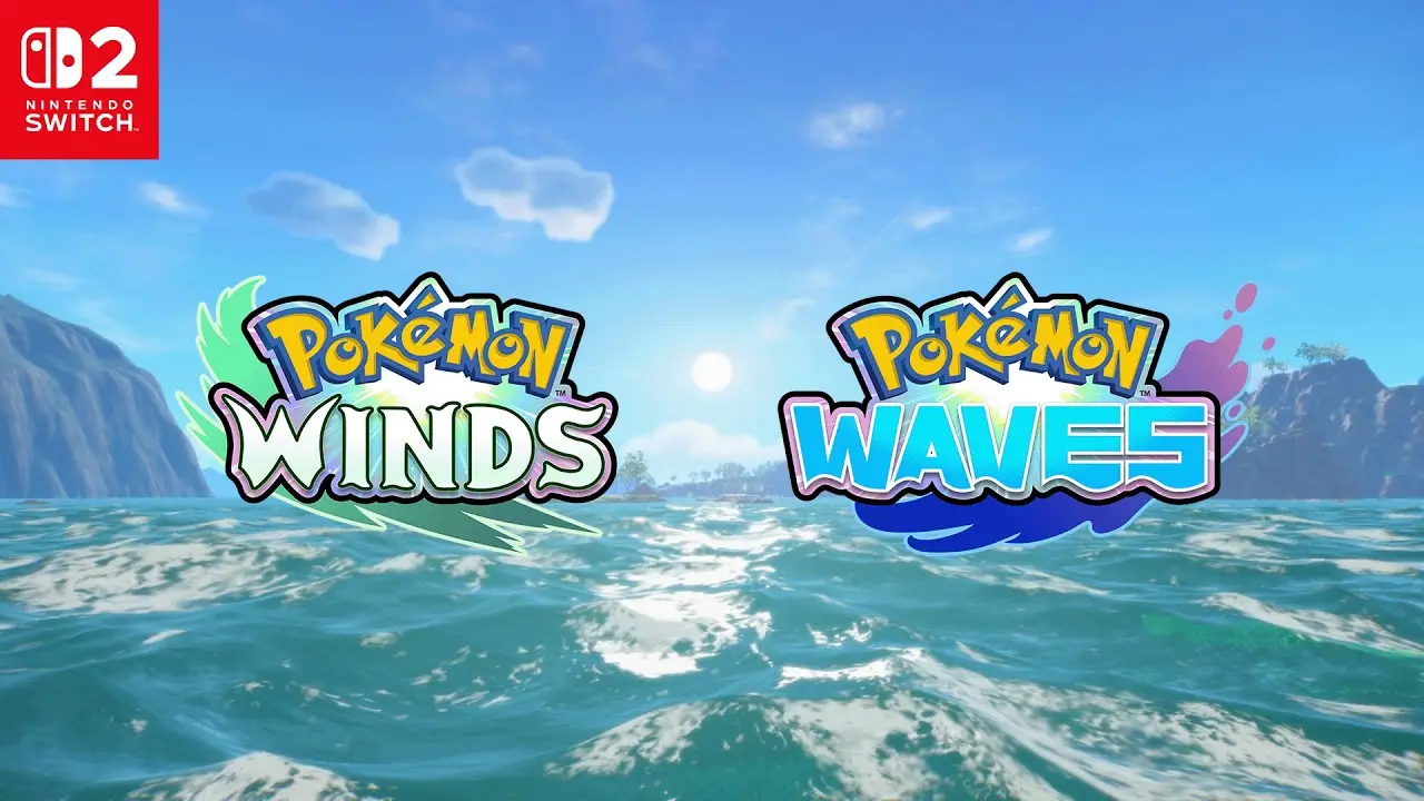 Pok&eacute;mon Winds / Waves annonc&eacute; pour 2027