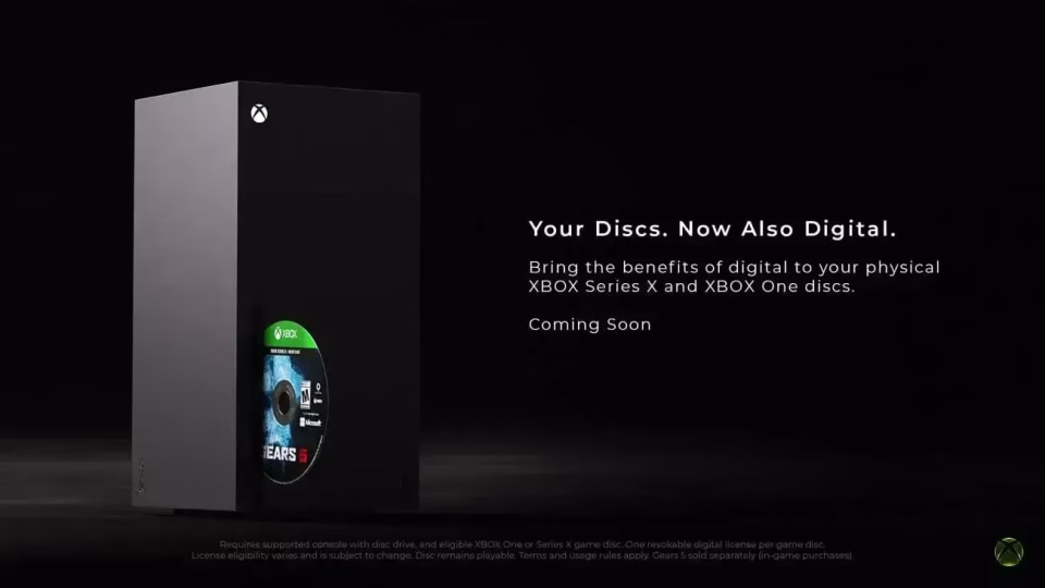 Xbox Disc-to-Digital : Microsoft prépare la fin du jeu physique